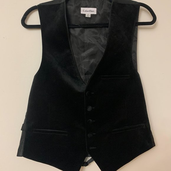 Calvin Klein Suede Waist Coat Size small - Picture 1 of 4